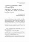 Emmanuel Bohler-Lazeb,«Rusbrock l’Admirable (1869) d’Ernest Hello. Analyse de l’ouvrage qui permit à Elisabeth de la Trinité de connaître Jean Ruysbroeck», Teresianum 72 (2021/2) 391-425. Cover Page