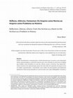 Reflexos, Silêncios, Fantasmas: Do Arquivo como Norma ao Arquivo como Problema na História Cover Page