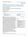 Research paper thumbnail of Referee report. For: Reducing missed opportunities for vaccination in selected provinces of Mozambique: A study protocol [version 1; referees: 2 approved]