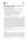 Research paper thumbnail of Benthic Diatom Communities in Urban Streams and the Role of Riparian Buffers