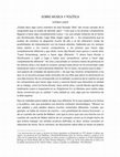 Research paper thumbnail of SOBRE MÚSICA Y POLÍTICA, GYÖRGY LIGETI