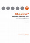 Who are we? Identities in Britain, 2007 Cover Page