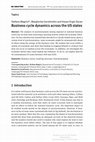 Business cycle dynamics across the US states Cover Page