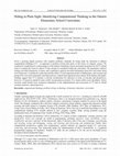 Research paper thumbnail of Hiding in Plain Sight: Identifying Computational Thinking in the Ontario Elementary School Curriculum