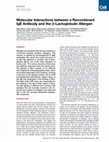 Molecular Interactions between a Recombinant IgE Antibody and the [beta]-Lactoglobulin Allergen Cover Page