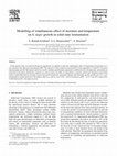 Research paper thumbnail of Modelling of simultaneous effect of moisture and temperature on A. niger growth in solid-state fermentation