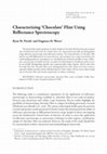 Research paper thumbnail of Characterizing “Chocolate” Flint Using Reflectance Spectroscopy