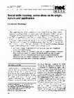 Social skills training: some ideas on its origin, nature and application Cover Page