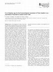 Research paper thumbnail of Use of Daphnia spp. for the ecotoxicological assessment of water quality in an agricultural watershed in south-central Chile