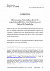 Research paper thumbnail of Historiadoras e historiadores diante do negacionismo histórico: entrevista com o prof. Gabriel da Costa Ávila