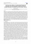 Research paper thumbnail of The Preservative Efficacy of Antimicrobial Proteins and Metabolites from Microorganisms, Animals and Plants as Potential Alternative to Chemical Food Preservation: A Review