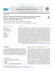 Research paper thumbnail of Effect of osmotic pretreatment and drying temperature on drying kinetics, antioxidant activity, and overall quality of taikor (Garcinia pedunculata Roxb.) slices