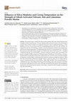 Research paper thumbnail of Influence of Silica Modulus and Curing Temperature on the Strength of Alkali-Activated Volcanic Ash and Limestone Powder Mortar