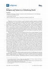 Research paper thumbnail of Religion and Nature in a Globalizing World