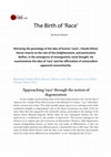 The Birth of 'Race Cover Page