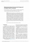 Research paper thumbnail of Relationship between Environmental Damage and Corruption Cases in Indonesia