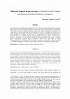 Research paper thumbnail of Muito mais ocupação do que recreação: a construção de perfis de leituras de professores universitários brasileiros e portugueses