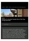 Research paper thumbnail of Mekânın İzi, Geçmişin Hayaleti: Bursa Tahir Paşa Konağı İzlenimleri (Trace of Space, Ghost of the Past: Impressions of Bursa Tahir Pasha Mansion)