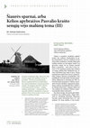 Research paper thumbnail of Šiaurės sparnai, arba kelios apybraižos Pasvalio krašto senųjų vėjo malūnų tema: (III) Iš malūnų buities: odė vėjui