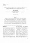 Research paper thumbnail of The Effects of Cutting Tool Coating on the Surface Roughness of AISI 1015 Steel Depending on Cutting Parameters