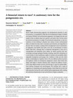 Research paper thumbnail of A biosocial return to race? A cautionary view for the postgenomic era