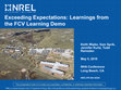 Research paper thumbnail of Exceeding Expectations: Learnings from the FCV Learning Demo (Presentation)