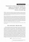 Research paper thumbnail of Eksperyment somatyczno-dramaturgiczny. Haptyczna wizualność i deziluzyjna dramaturgia w filmie Czarny Łabędź Darrena Aronofsky’ego