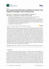 Research paper thumbnail of An Unsupervised Data-Driven Model to Classify Gait Patterns in Children with Cerebral Palsy