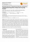 Perinatal Outcome in Hypertensive Disorder of Pregnancy - A Retrospective Study from a Tertiary Care Teaching Hospital Cover Page