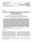 Advances in carotenoid increments in storage parts of African staple crops Cover Page