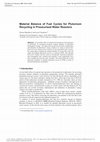 Material Balance of Fuel Cycles for Plutonium Recycling in Pressurised Water Reactors Cover Page