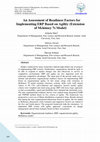 Research paper thumbnail of An Assessment of Readiness Factors for Implementing ERP Based on Agility (Extension of Mckinsey 7s Model)