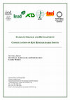 Research paper thumbnail of Climate Change and Development Consultation on Key Researchable Issues Sectoral Issues Section 2.1. Agriculture and Food Security