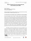 Research paper thumbnail of MARCO ANTONIO CRUZ: LA CONSTRUCCIÓN DE UNA MIRADA