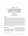 Research paper thumbnail of E-Government Status and M-Government Readiness in Malawi