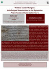 Research paper thumbnail of Written on the Margins: Multilingual Annotations in the Byzantine Prayerbooks of Saint Catherine’s Monastery (Sinai)