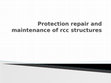 Repair and maintenance of RCC structure Cover Page