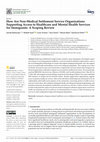 Research paper thumbnail of How Are Non-Medical Settlement Service Organizations Supporting Access to Healthcare and Mental Health Services for Immigrants: A Scoping Review