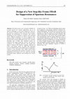 Research paper thumbnail of Design of a New Step-like Frame FBAR for Suppression of Spurious Resonances