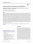 Research paper thumbnail of Proteomic analysis of cardiac ventricles: baso-apical differences