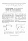 Research paper thumbnail of Improvement of an Advection-Equation-Based Absorbing Boundary Condition for FDTD Calculations of Electromagnetic Fields and Surges