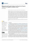 Research paper thumbnail of Segmental and Prosodic Evidence for Property-by-Property Transfer in L3 English in Northern Africa