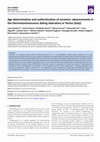 Research paper thumbnail of Age determination and authentication of ceramics: advancements in the thermoluminescence dating laboratory in Torino (Italy)