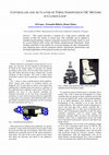 Research paper thumbnail of Controller and actuator of three independent DC motors In closed loop