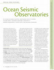 Research paper thumbnail of Ocean Seismic Observatories