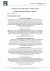 Research paper thumbnail of A literatura como criação histórica: O olhar da crítica / Literature as historical creation: A critical eye