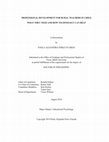 Research paper thumbnail of Professional Development for Rural Teachers in Chile: What They Need and How Technology Can Help