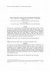 Research paper thumbnail of Player Experience, Gaming and Virtual Reality Technologies