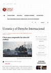 Research paper thumbnail of Ucrania y el Derecho Internacional (2022)