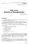 500 anos: História e Evangelizaçao Cover Page